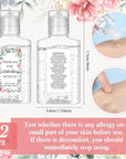 12 Pcs Mini Aloe Vera Gel Bulk for Summer Wedding Party 1oz Soothing Moisture Aloe Gel Bulk Travel Size for Thank You Gifts Summer Beach Wedding Party (Floral)