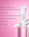 StriVectin Anti-Wrinkle Intensive Eye Cream Concentrate for Wrinkles PLUS, Targets Crow's Feet, Firmness, Puffiness & Dark Circles,White, 0.25 Fl oz (Pack of 1)