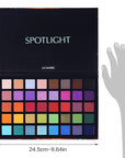 UCANBE Spotlight Eyeshadow Palette Professional 40 Color Eye Shadow Matte Shimmer Makeup Pallet Highly Pigmented Colorful Powder Long Lasting Waterproof Eye Shadow