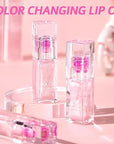 Erinde Magic Color Changing Lip Oil, Moisturizing Lip