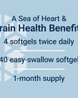 Life Extension Super Omega-3 EPA/DHA Fish Oil, Sesame Lignans & Olive Extract – Heart Health, Brain Health, Inflammation Health Support, Gluten-Free, Easy to Swallow, Non-GMO, 240 Softgels