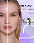 Chillab Lavender Matte Powder, Oil Control Face Pressed Cruelty Free