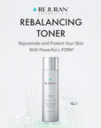 REJURAN® Rebalancing Toner, c-PDRN® – Salmon DNA Hydrating & Soothing Facial Toner for Skin Texture, Pore Care & Barrier Support with Salmon DNA. Korean Skin Care (4.05 fl oz)