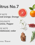 Scent for Diffuser - Citrus No.7 - Luxury Hotel Inspired Home Aromatherapy Diffuser Oil - Lemon, Juicy Citrus and Blood Orange - for Diffuser, Humidifier, Ultrasonic, Reed - 150ML