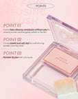 HOLIKA HOLIKA Infusing Blush with Brush - Lightweight,