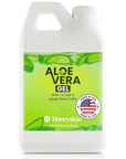 Organic 100% Aloe Vera Gel for Face & Body with Manuka Honey - A Fresh Aloe Vera Plant, No Powder - Sunburn Relief - Aloe Vera Gel for Hair (1 Gallon)