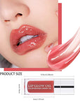 Plumping Lip Glow Oil - Hydrating Tinted Gloss, Reviver Oil, Long Lasting Moisturizing Clear Plumper Tint for Care and Dry Lips - Thanksgiving Makeup Gift for Women (#012 Rosewood)
