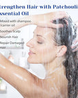 HIQILI Patchouli Essential Oil,100% Pure & Natural for Homemade Perfume, Sooth Skin, Nourish Hair at Home with Diffuser, Gift for Hippie Friend -100ML