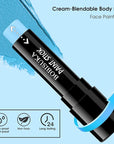 BOBISUKA Light Blue Face Paint Stick – Sweatproof Eye Black for Baseball Football Softball Sports, High Coverage Halloween Makeup Cosplay SFX – Ideal for Ice Fairy, Frost Spirit, Mermaid Looks