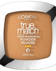 L'Oreal Paris True Match Super Blendable Oil Free Foundation Powder, W7 Medium Deep, 0.33 oz, Packaging May Vary