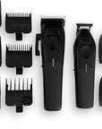 TPOB Play Barber Hair Clipper and Trimmer for Men 7500 RPM with Rubber Grips (Blackout 2 Set)