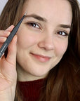 Tweezers For Ingrown Hair By The Razor Bump Co. | Sharp, Stainless Steel, Surgical | Professional Tweezers For Women and Men | Precision Splinter Remover | Best Facial Hair and Eyebrow Trimmer | Black