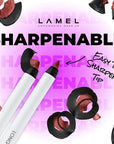 Gel Lip Liner - Long-lasting formula - Adds Colour & Texture to the Lips - Cruelty-free - Ruby red - N.411