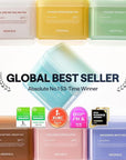 MEDIHEAL Collagen Ampoule Facial Toner Pads - Collagen & Ceramide - Skin Firming & Restore Elasticity & Deep Hydration - Tighten Wrinkles & Lines - Vegan Eco Silk Fabric