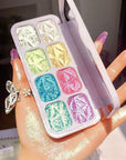8 Color Face Cheek Highlighter Makeup Palette Shimmer