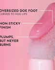 Women's Forget The Filler Lip Plumper Line Gloss, Violet Bloom, Purple, 0.11 Fl Oz (Pack of 1)