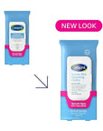 Cetaphil Face and Body Wipes, Gentle Skin Cleansing Cloths, 50 Count, Twin Pack, for Dry, Sensitive Skin, Flip Top Closure, Great for the Gym, Travel, in the Car, Hypoallergenic, Fragrance Free