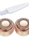 Facial Hair Remover Replacement Heads: Compatible with Finishing Touch Flawless Facial Hair Removal Tool for Women As Seen On TV 18K Gold-Plated Rose Gold (Generation 1 2pack)