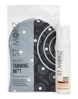 St. Moriz Professional Medium Self Tanner Mousse with Tanning Mitt Bundle - 200ml - Sunless Instant Self Tanning Foam for a Golden, Natural Looking Fake Tan - Moisturizing Aloe Vera & Vitamin E