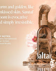 Saltair Body Mist 2 Pack - Fine Fragrance, Lightweight Body Spray Mist with Santal Bloom Scent. Long Lasting Perfume Mist. 2x 8oz Bottles