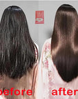 Hair Dye Shampoo Dark Brown Permanent YIZHONG Hair Color For 100% Gray Coverage Women Men Dark Easy Comb Dyeing (tea black brown)… (black tea)