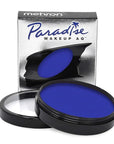 Mehron Makeup Paradise Makeup AQ Pro Size | Stage & Screen Performance, Face & Body Painting, Beauty, Cosplay, and Halloween | Water Activated Face Paint, Body Paint 1.4 oz (40 g) - Dark Blue