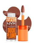 NYX PROFESSIONAL MAKEUP Duck Plump High Pigment Lip Gloss, Lip Plumper Gloss with Spicy Ginger - Mocha Me Crazy