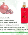Shir 200ml - Pomegranate Facial Toner & Hydrating Mist - Natural Glow Toner for Women, Organic Brightening Toner for Daily Skincare, Suitable for All Skin Types, Refreshing & Hydrating