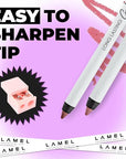 Lamel Matte Gel Lip Liner Pencil | Weightless&CreamyTexture Lip 7g