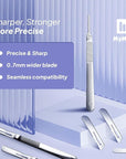 #14R Blades Dermaplaning Scalpels with Dermaplane Handle - Pack of 15 Dermaplane Razor for Women Face + Dermaplane Handle #3, Dermaplaning Tool for Face