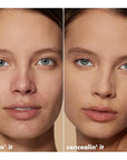 e.l.f. Hydrating Camo Concealer, Covers Blemishes & Under-Eye Circles, Full-Coverage & Delivers A Satin Finish, Vegan & Cruelty-Free, Medium Peach