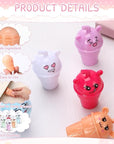 24 Sets Milk Tea Shaped Cute Girls