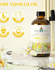 EVOKE OCCU Vanilla Essential Oil for Relaxation in The Home Office Living Room, Add to Diffuser Candle Soap - 4 Fl Oz