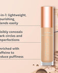 M. Asam Anti-Age Liquid Concealer, Ivory, 1 Minute, Shea Butter