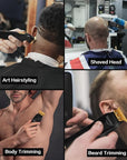 CIICII Mens Hair Clippers and Trimmers Set, Professional Cordless Barber Clippers for Hair Cutting Kit (Rechargeable USB Adjustable Beard & Hair Trimmer Haircut Kit) Clippers for Men DIY Home Salon
