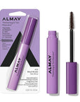Almay Thickening & Tint Mascara, Instant Soft Full Volume, Conditions & Darkens Natural Lashes Over Time, No Flaking or Clumping, 403 Black Brown, 0.28 fl oz