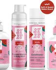 Hello Bello Kid’s Conditioner - Hypoallergenic, pH-Balanced & Dermatologist-Tested - Thoughtful Ingredients - Watermelon, 10 Fl Oz (2 Pack)
