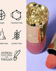 Winky Lux Cheeky Rose Liquid Blush, Gel-Cream Blush with Buildable Color, Lightweight Velvet Finish for Long Lasting Color, Neutral Rose, Queen
