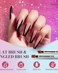 MelodySusie Nail Art Brushes Set,6pcs