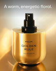 PHLUR Golden Rule Eau de Parfum - Full Size Perfume Fragrance - Fruity Floral Perfume with Mandarin, Pink Pepper, Pear, Jasmine, Coconut Milk, Sandalwood & Vanilla Cream (50mL)