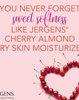 Jergens Original Scent Dry Skin Body Lotion, Hand and Body Moisturizer, Cherry Almond Essence, Dermatologist Tested, 32 Oz