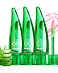 3 Pcs Aloe Vera Lip Gloss Set,Magic Temperature Color Change Lip Gloss Moisturizing Long Lasting Lip Stain Liquid Lipstick Lip Tint for Women