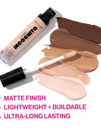 Concealer By Wet n Wild Mega Last Incognito All-Day Full Coverage Liquid Matte Concealer, Tan Deep,1114053