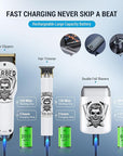 BESTBOMG® Hair Clippers for Men Professional, Beard Trimmer Kits & Sets, Electric Shavers, Hair Clippers & Trimmer Ceramic T-Blade, for Barber, for Gifts