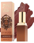 Juvia's Place Nubian Earth Matte Lipstick Morocco - Hydrating, Long-lasting, Richly Pigmented Lip Makeup, Creamy Lipstick with Matte Finish, Beauty & Lip Care Product