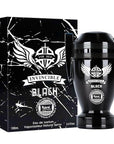 Hybrid & Company Invincible Black For Men Pour Homme Eau De Toilette Natural Spray 3.4FL.OZ