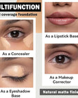 Concealer Full Coverage Foundation for Mature Skin,Oil Control