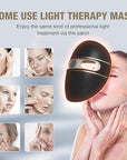 Pro-Grade FSA LED Light Therapy Facial Mask- HSA Salon Treatment for Acne, Wrinkles & Redness at Home