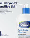 Cetaphil Face Wash, Hydrating Daily Facial Cleanser for Dry to Normal Sensitive Skin, 16 oz, 2 Pack