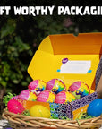 Easter Bath Bombs for Kids with Surprise Toys Inside (6 Pack) - Easter Basket Stuffers for Boys and Girls - Large Spring Bubble Bomb, Made in USA, Incredible Fragrances & Colors by Two Sisters